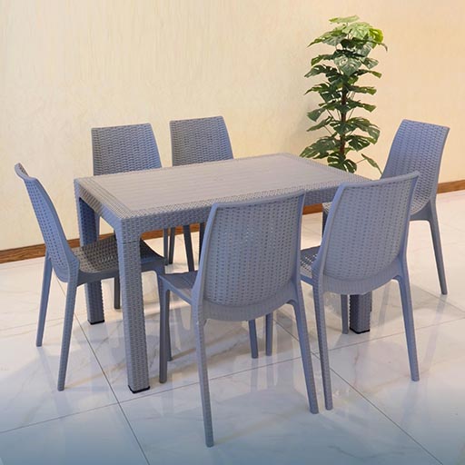 Table Rattan Et 6 Chaise Sans Accoudoires | Marque Fredi