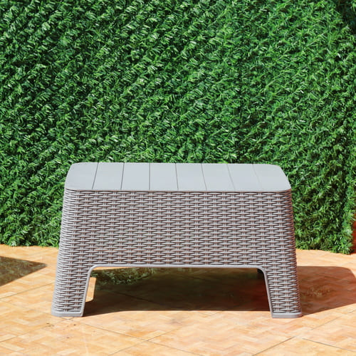Table basse tressé pour salon moderne