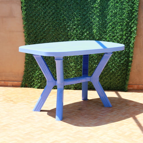 Table Pieds Croisés 1.20x0.80 cm pour Jardin – Image 2