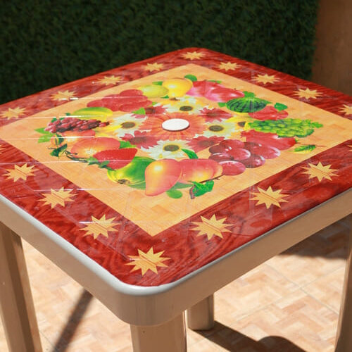 Table Décoré 0,75×0.75 cm – Image 2