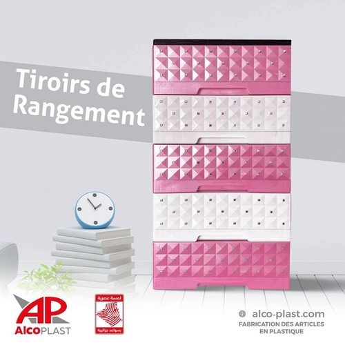 Commode 5 Tiroirs Alco-Plast pour Organisation Chic