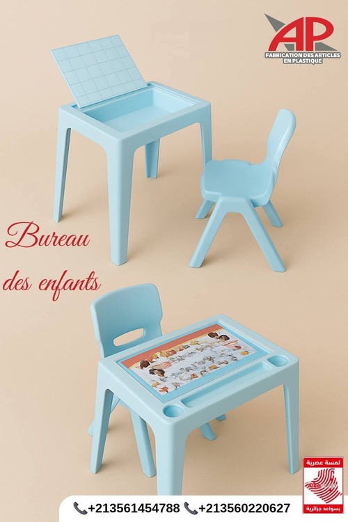 Bureau avec chaises pour enfant Plusieur Couleurs Disponible – Image 2