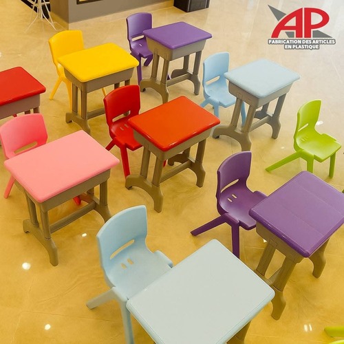 Bureau avec chaises pour enfant Plusieur Couleurs Disponible – Image 3